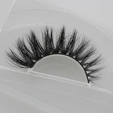 2 пар/лот 3D настоящие норковые накладные ресницы LASGOOS Cross толстые грязные Горячие Накладные ресницы макияж F04