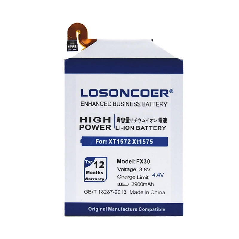LOSONCOER 3900 мАч FX30 аккумулятор для телефона Motorola Moto X Pure Edition Style + 2 XT1570 XT1575