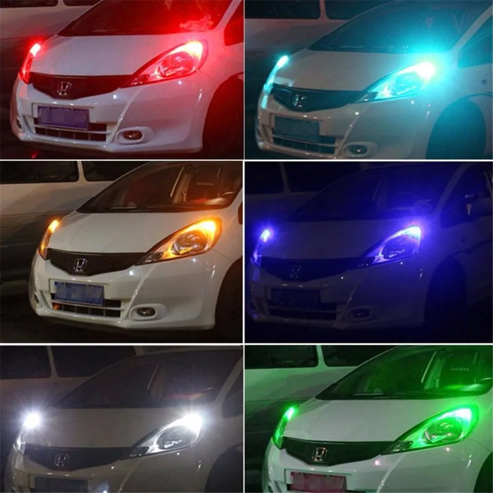 KEYECU 2 шт. ярко-желтый 3030 Чипсет 168 194 W5W T10 Клин 2SMD светодиодный лампы для дневных ходовых огней лицензии карта Потолочные плафоны