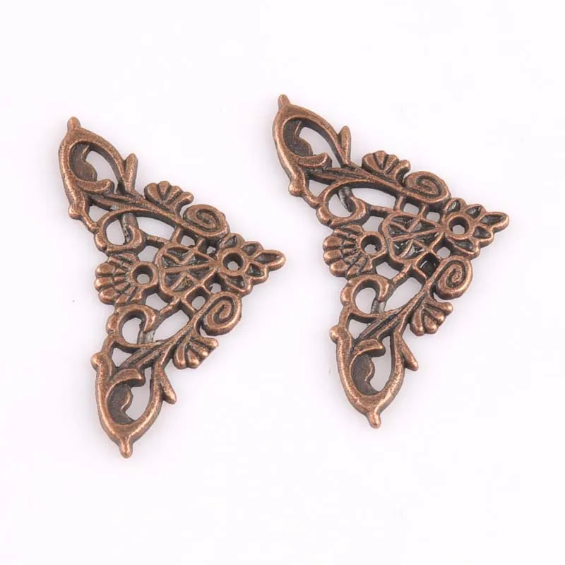 10Pcs red alloy Metal Corners For Books Decorative Scrapbooking Photo