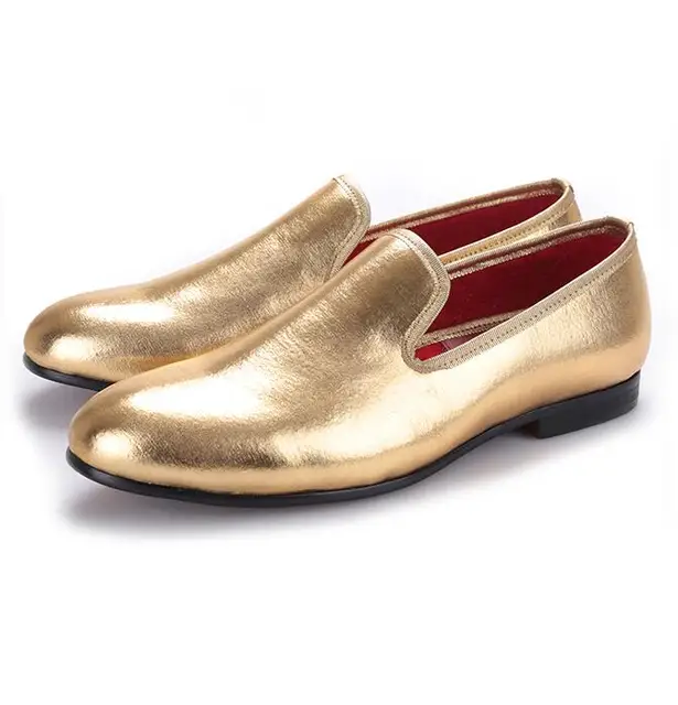 Mens Spring Casual Formal Wedding Shoes Men Flat Loafers