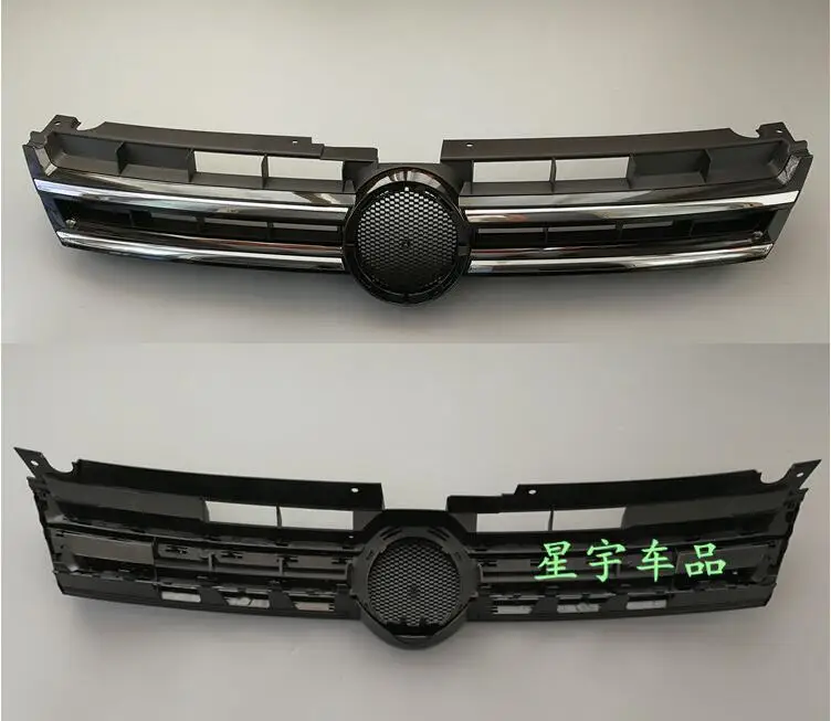 

ABS Car Front Above & Below bumper Around Mesh Grille Grills Cover Trims For Volkswagen VW touareg 2011 2012 2013 2014