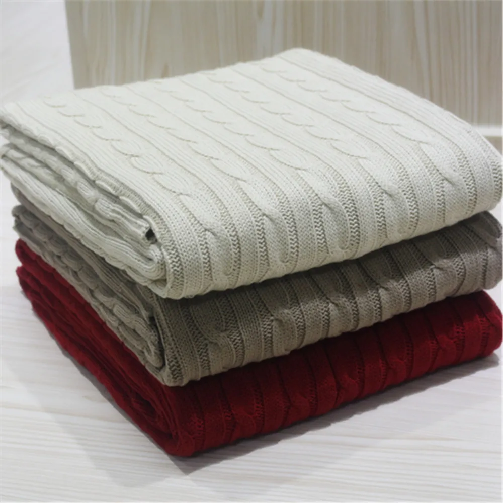 cotton bed throws