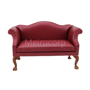 

Doll furniture Miniatue fine 1/6 scale Double sofa model