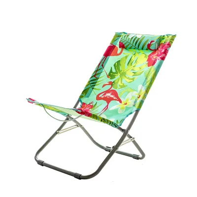 Открытый складной пляжный шезлонг для отдыха портативный стул для сна для рыбалки домашний садовый стул легкий откидной стул для балкона - Цвет: E