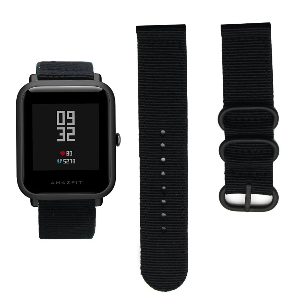 Eastar красочный нейлоновый Браслет Для Xiaomi huami Amazfit Смарт-часы молодежное издание Bip BIT PACE Lite ремешок фитнес-браслет