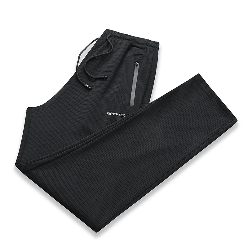 

Oversized Mens Air Conditioning cloth Sweatpants Autumn Jogger Pants Men Drawstring Comfortable Elastic Full Pants Plus Size 7XL
