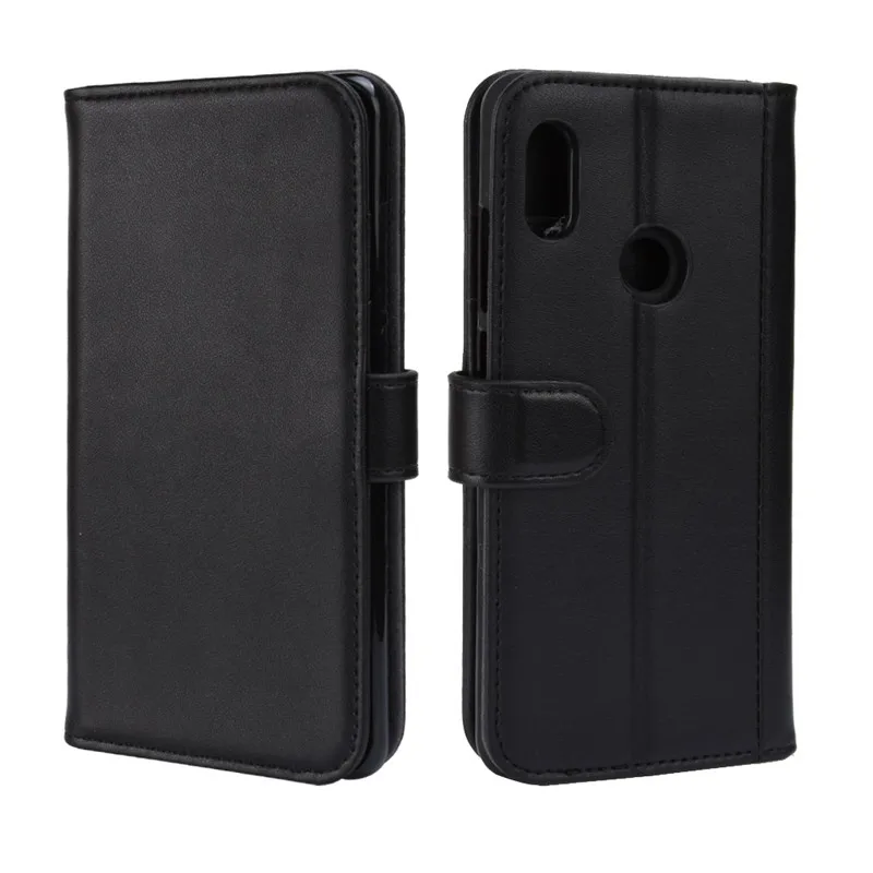 

Genuine Leather Case For Xiaomi Redmi Note 5 Global Cover 5.99 inch Redmi Note 5 Pro Indian edition Flip with Card Slot Wallet
