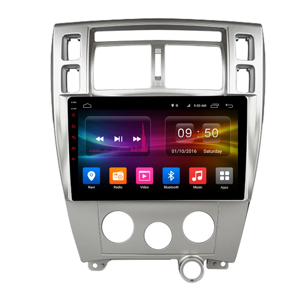 Flash Deal RoverOne Android 9.0 Octa Core Tucson Car Radio GPS For Hyundai Tucson 2005-2009 Touchscreen Multimedia Player Stereo Head Unit 1