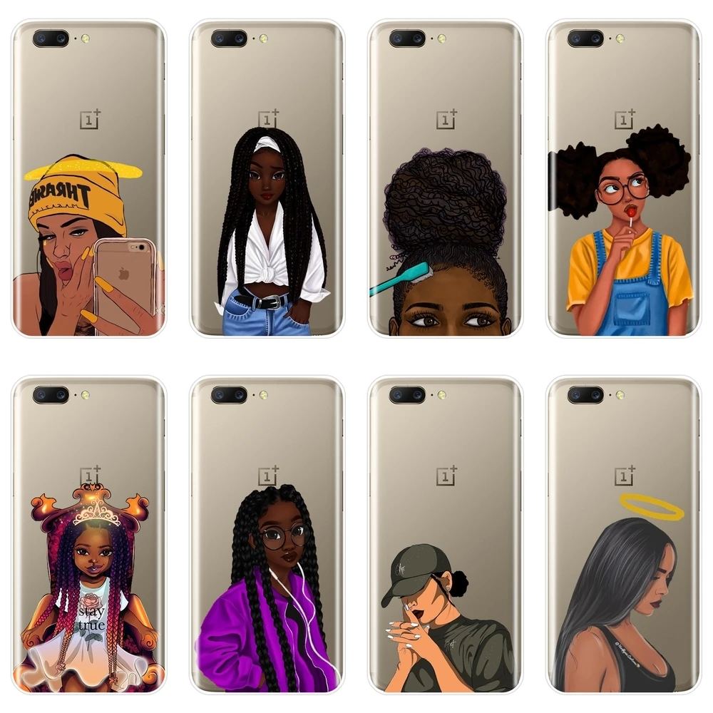 

For OnePlus 3 3T 5 5T 6 6T Case Silicone Black Girl Magic Melanin Fashion Soft Back Cover For One Plus 6 6T 5 5T 3 3T Phone Case