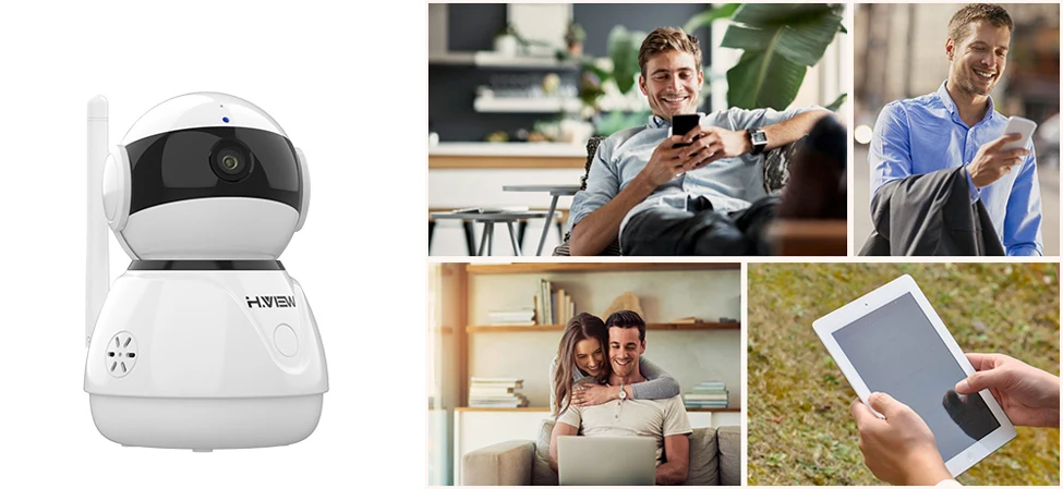 H.VIEW IP Camera 1080P WiFi Camera 2MP PTZ CCTV Cameras Easy Remote View on iPhone and Android Phone 1080P Security Cameras (8)