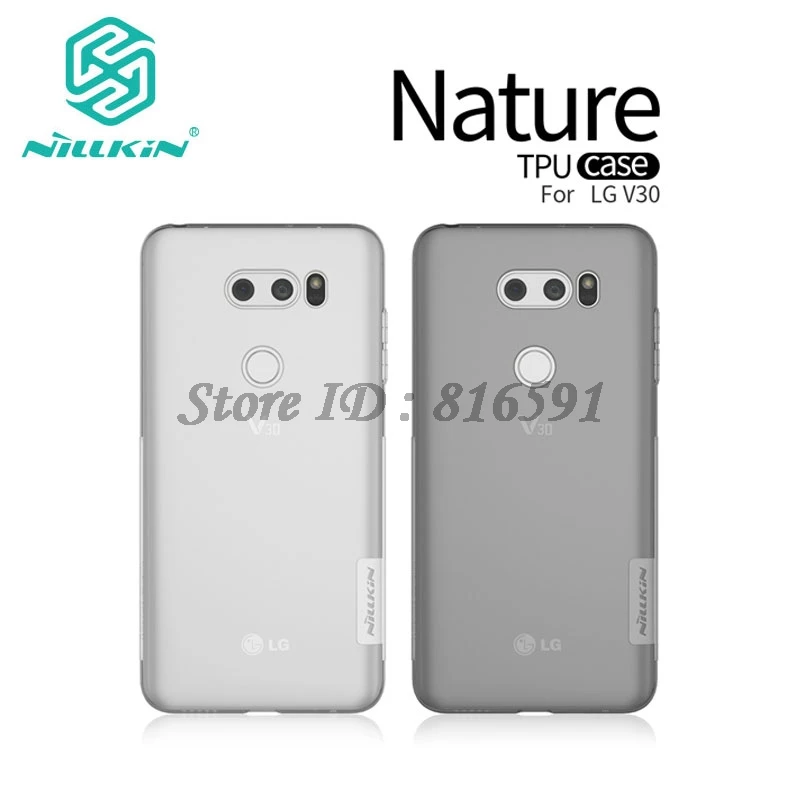 

sfor LG V30 Case Nillkin Nature Series Transparent Clear Soft Back Cover TPU Case for LG V30 Plus 6.0 inch