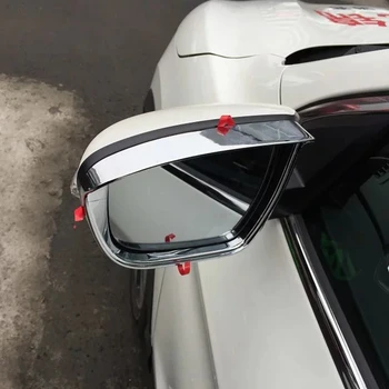 

Car Styling For Nissan Murano 2015 2016 ABS Chrome Side Door Rear View Mirror Rain Guard Cover Sun Visor Shade Frame Decoration