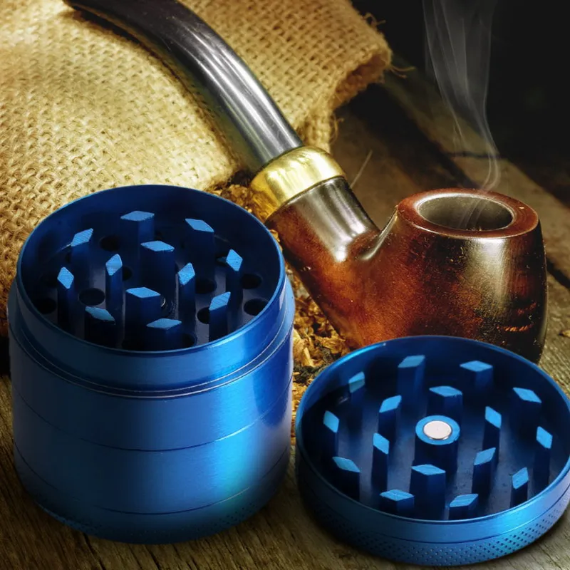 Buy 4 Layers Herb Tobacco Spice Weeds Grass Aluminium Grinder Smoke Crusher