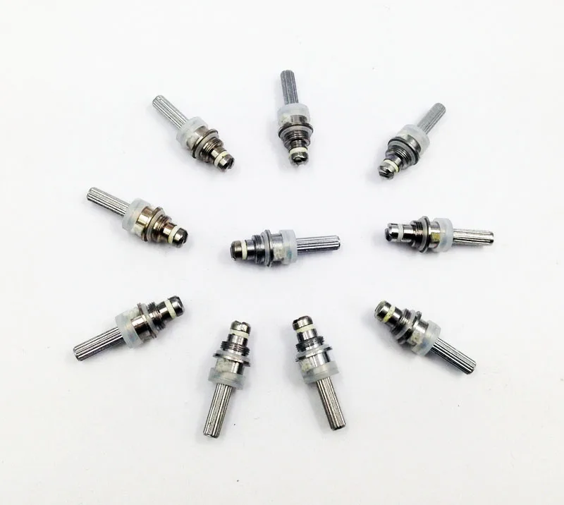 

10 pcs/lot Replaceable Coil Head for mt3 H2 T3S T4 Protan 1 2 mini Protank Atomizer Replacement Detachable Coils Bottom