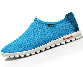

men shoes Casual breathable mesh shoe men's sneakers shoes soft mens loafers