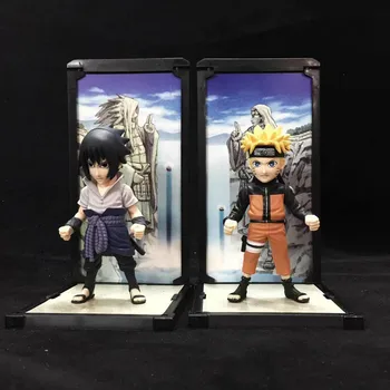 

Anime Naruto Uzumaki Naruto Sasuke PVC Action Figure Collectible Model doll toy 10cm (2pcs/set)