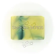 С узором в виде сердца; мини "сделай сам" для мыла штамп уплотнение с ручкой 40*22 мм(na018