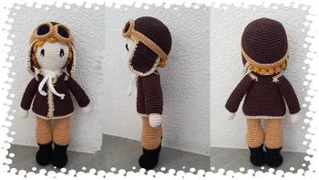 

crochet toys amigurumi boy mode number LS0039