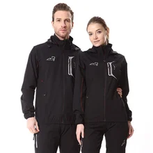 Одежда с длинным рукавом для велоспорта Джерси комплект Для мужчин Для женщин Термальность флис Водонепроницаемый велосипед, комплект из куртки и штанов зимняя Велосипедная форма Ropa Ciclismo