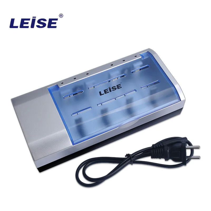 

LEISE Battery Charger Multi-function for D/C/AA/AAA/9V NIMH/NICD Rechargeable Battery Wide Compatibility & Practical Fast Charge