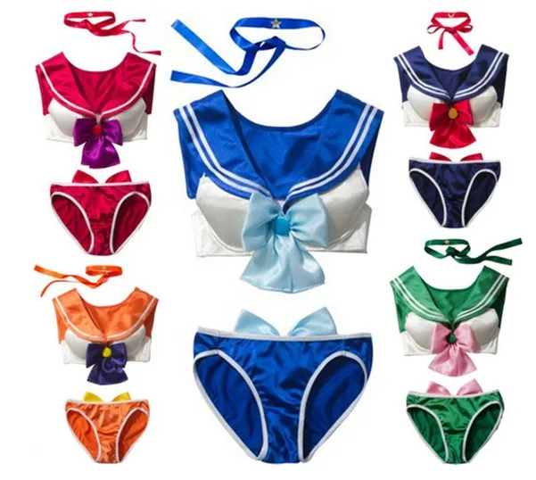 Free Shipping Clearance Sailor Moon Girl's Sexy Bikini Swimsuit