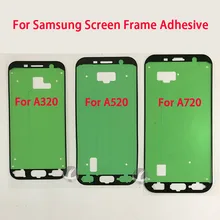 ЖК-дисплей клейкий материал для рамки для samsung Galaxy A3 A310 A320 A5 A510 A520 A7 A710 A720 спереди Стикеры