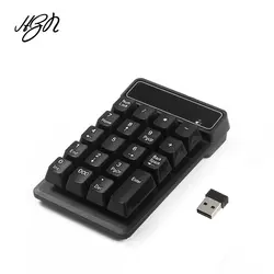 2,4 г USB Цифровой клавиатуре Беспроводной номер Pad 19 Ключи мини цифровой клавиатуры для портативных ПК Тетрадь Desktop