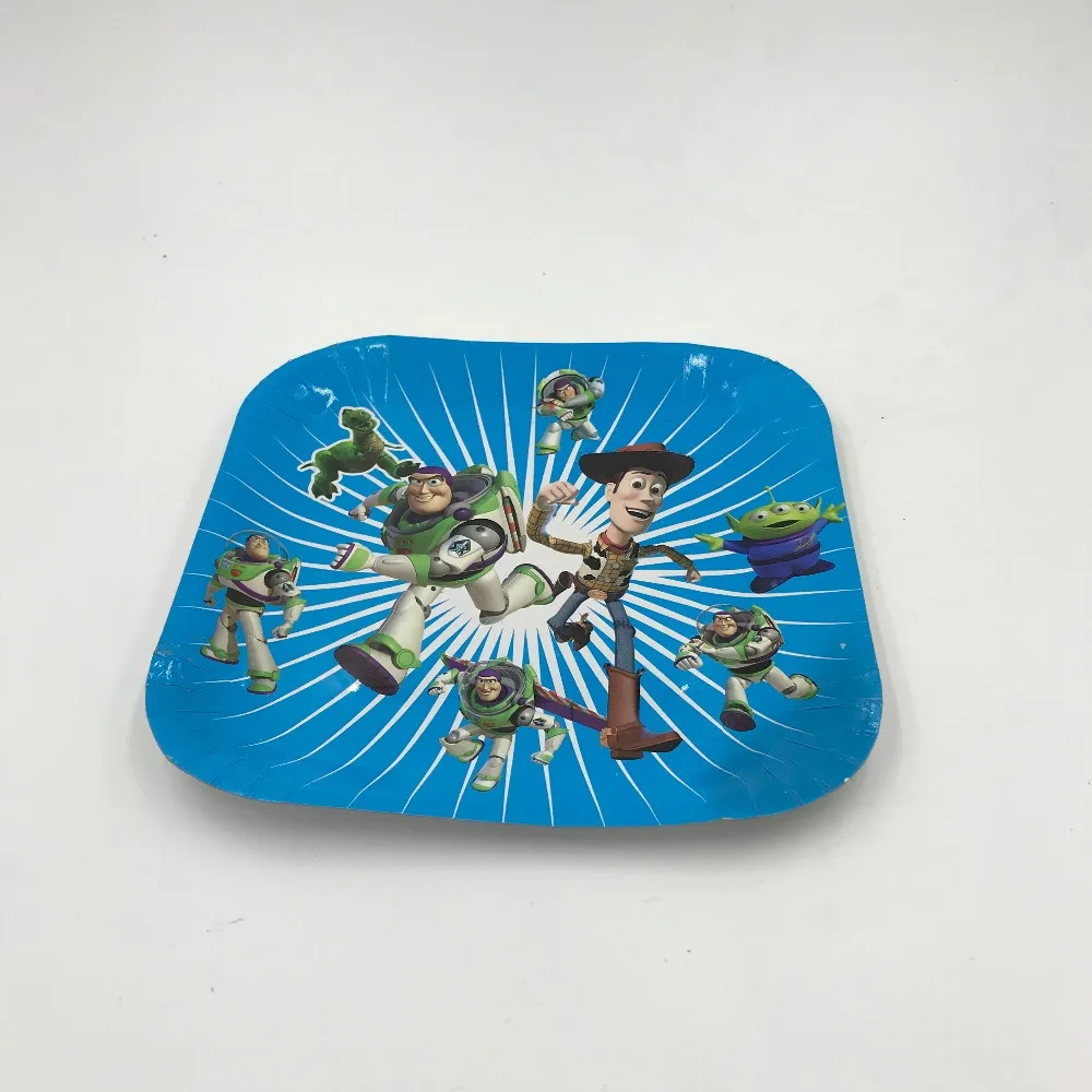 10pcs/lot toys story square plates toys story dishes plates toys story
