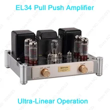 MT34 EL34 6CA7 Tube Amplifier Pull Push Stereo Tube Valve Amplifier 35Wx2 Ultra Linear Operation,CLC Choke Power Filtering