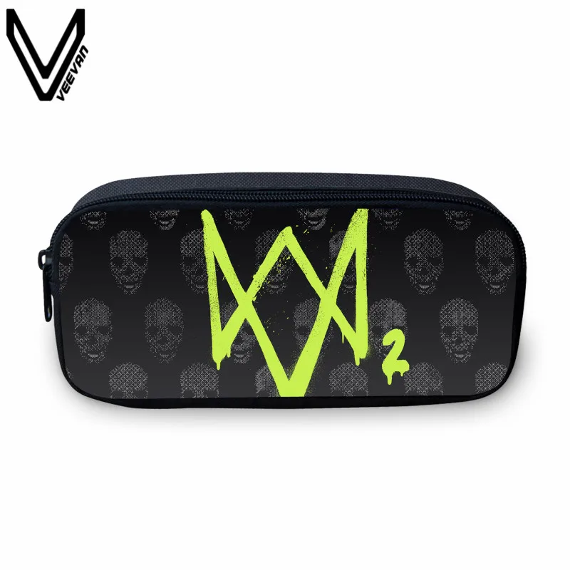 VEEVANV 2017 New Design Watch Dogs 2 Prints Small Case Students Study Box Casual Make Up Bags Cases For School Kids VEEVANV 2017 New Design Watch Dogs 2 Prints Small Case Students Study Box Casual Make Up Bags Cases For School Kids