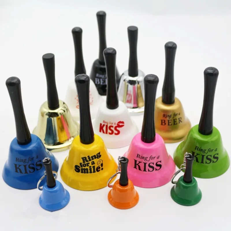 Colorful Hand Bell Key Desk Kitchen Hotel Counter