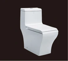 2019 hot sales water closet one piece toilet S trap toilets with PVC adaptor UF soft