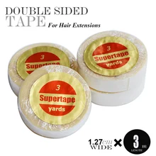 6 шт. 1.27 см* 3 двор Двусторонняя Клейкие Ленты Сильный Клеящие средства для Клейкие ленты волос Синтетический Frontal шнурка волос Искусственные парики Клейкие ленты