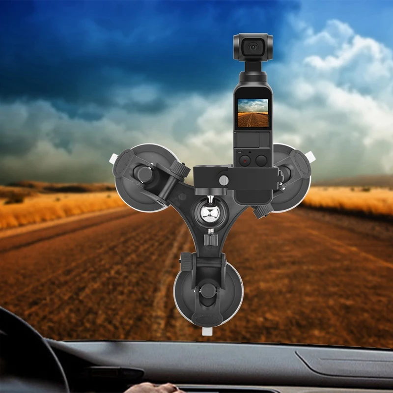 Присоска автомобильный держатель крепление для Dji Osmo Карманный автомобильный стеклянный присоска держатель для вождения рекордер штативы для Dji Osmo Карманный аксессуар