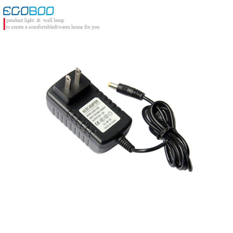 

Ecobrt- 24w Led Driver 12v 110/220v To12v Cabinet Light Power Adapter with US 5.5DC plug for Puck Light / Us Plug