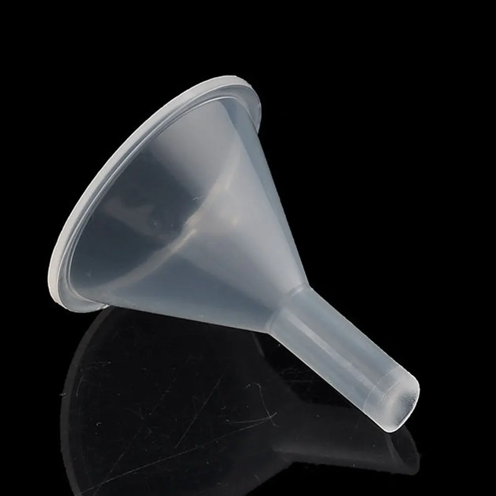 10pcs Mini Plastic Funnel Perfume Diffuser Oil Liquid Lab Filling Tool