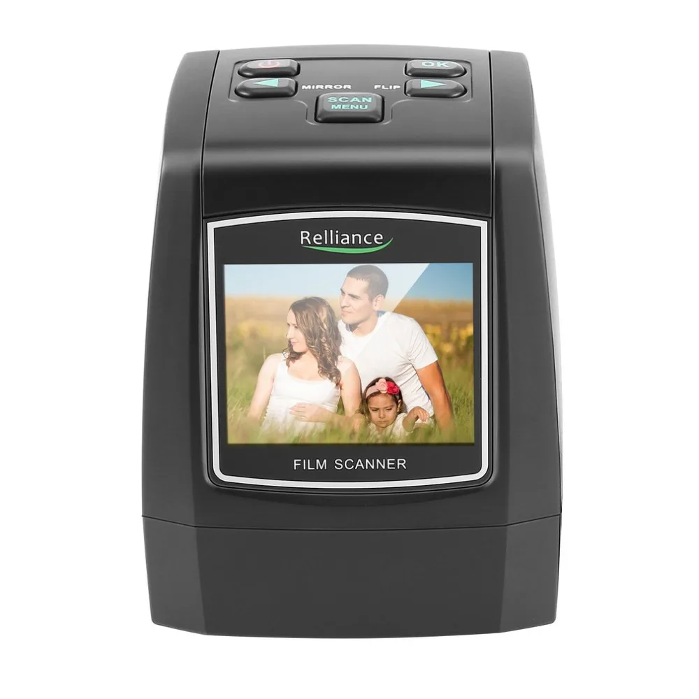 Photos Scanner Digital USB Film Scanner 2.36 35mm/135mm LCD screen High Fast Photo Printe Resolution CMOS Sensor Slides high quality portable 2 36inch usb 2 0 5mp lcd screen 35mm high resolution negative film scanner
