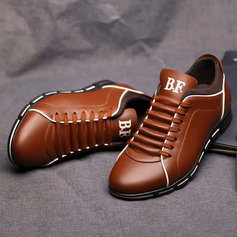 TRAANO/Повседневная обувь для мужчин, большие размеры 38-48, повседневная обувь, модная кожаная обувь для мужчин, летняя мужская обувь на плоской