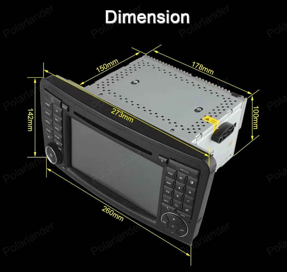 Excellent Android4.4 Car DVD radio For M/ercedes ML W164 W300 ML350 ML450 ML500 GL X164 G320 GL350 GL450 GL500 Quad Core 23