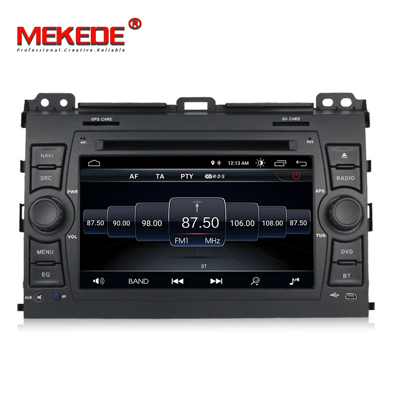 

Free shipping!Quad core android8.1 car GPS dvd player for Toyota Prado 120 2004-2009 Radio Audio wifi BT Multimedia Russian menu