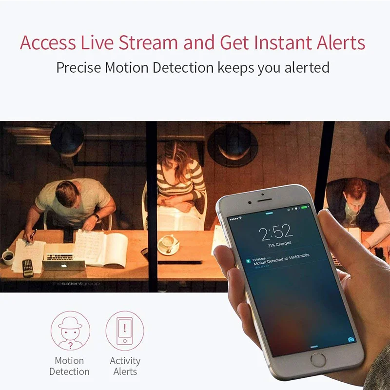 YI 4pc Home Camera 1080p Wi-Fi IP Security Surveillance Smart System with Night Vision Baby Monitor
