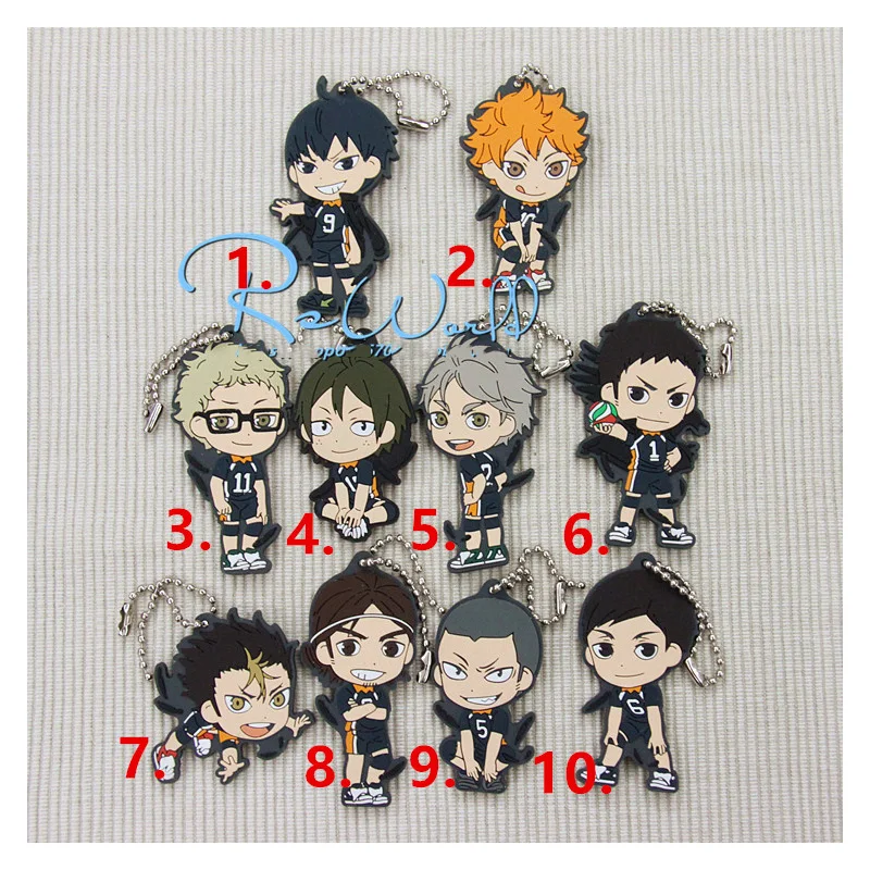 1 шт. аниме брелок Karasuno Haikyuu! Syouyou Daichi kageyama школьные волейбольные соревнования
