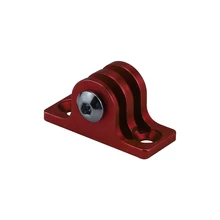 CNC Aluminum Alloy Flat Bottom Tripod Adapter Mount For Gopro Hero 5 3 4 Session Xiaomi Yi 4K H9 C30 SJCAM SJ4000 Accessories