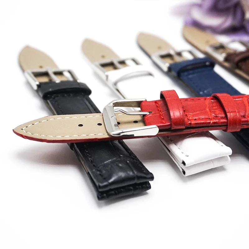 Ремешок для часов кожаный 16 мм 18 20 22 мм|watchband 20mm|correa de relojleather strap |