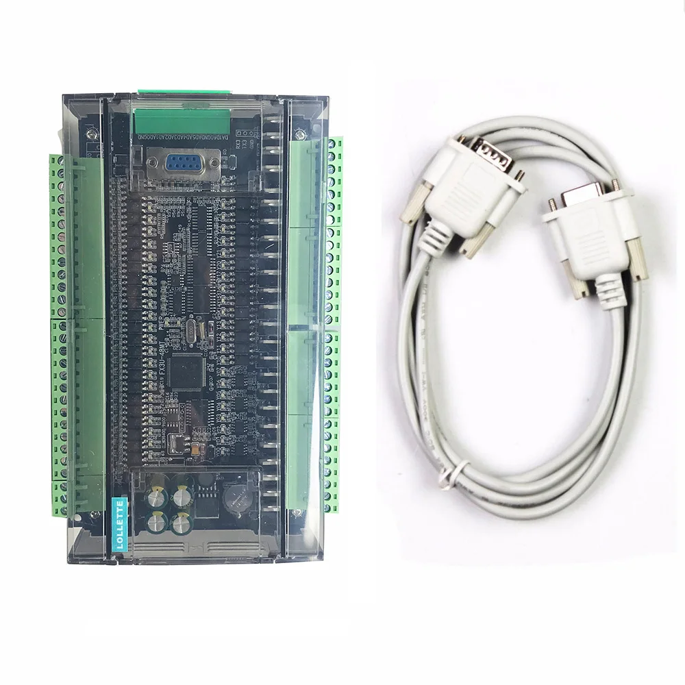 LE3U FX3U 48MT RS485 RTC (часы реального времени) 24 Вход 24 транзисторный выход 6 аналоговых Вход 2 аналоговых выхода plc контроллера