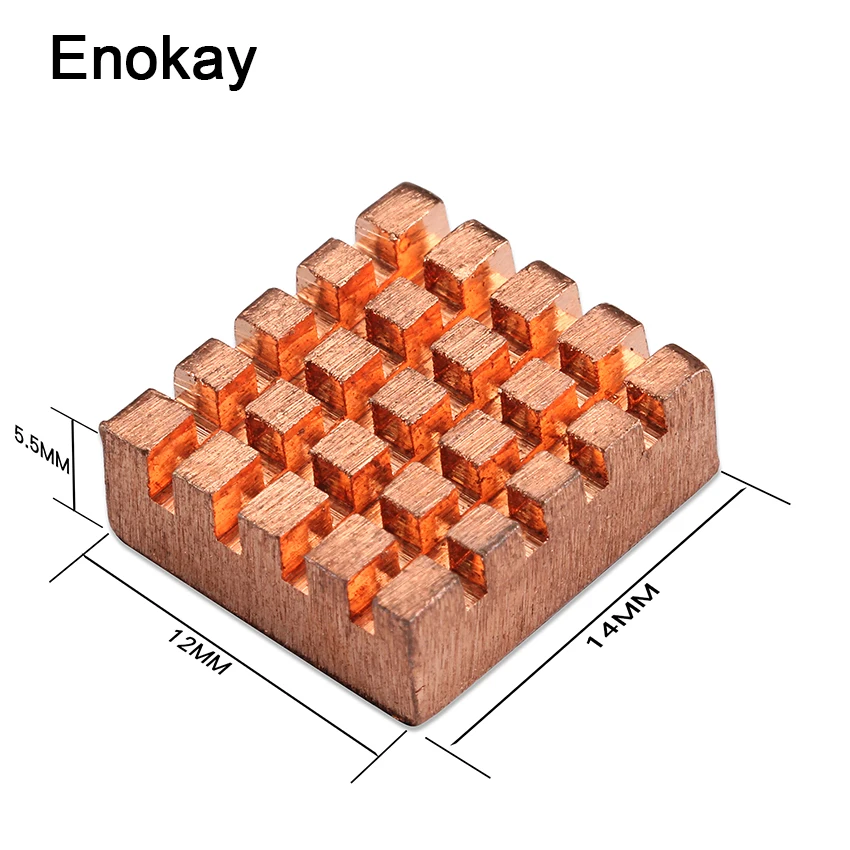 Кулер для воды Enokay компьютер Охлаждающий радиатор для ЦПУ набор для Raspberry Pi 3, pi 2 Модель B + тепла комплект охлажителей с для клея