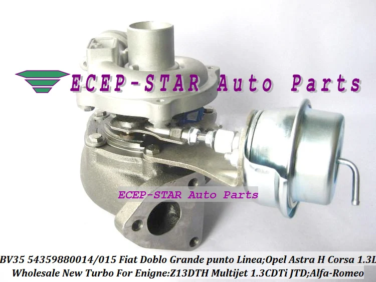 Turbo BV35 54359880014 54359880015 For Alfa-Romeo For Fiat Doblo Grande punto Linea For Opel Astra H Corsa Z13DTH Multijet 1.3L (3)