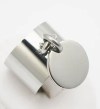 Fashion Silver Rings anillos Stainless Steel Big Party Charm Rings for Women FeMale boy High Quality