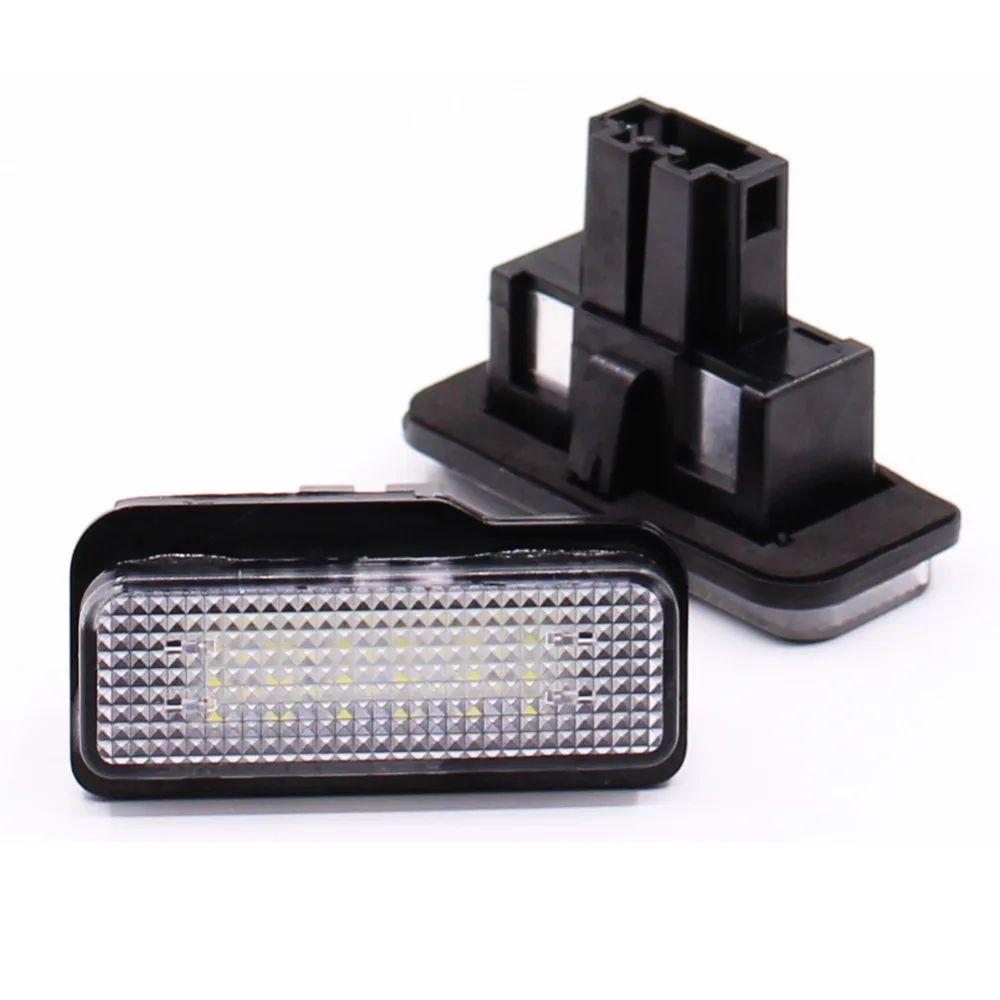 2 шт. Белый светодиодный номерной знак для Mercedes Benz W211 W203 5D R171 W219|license plate light|light forplate